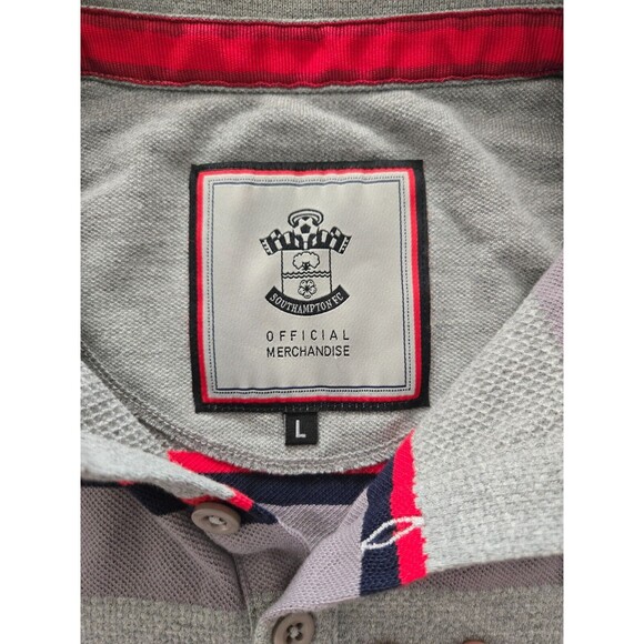 Southampton FC Brand Official Merchandise Sewn L Polo Shirt Football Soccer Team - Picture 3 of 7